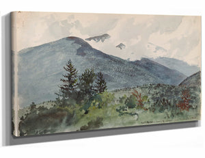 Charles De Wolf Brownell White Mountains From Fernalds Hill By Charles De Wolf Brownell