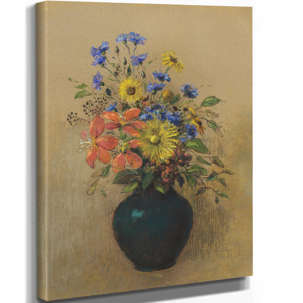 Odilon Redon Wildflowers (C 1905) By Odilon Redon