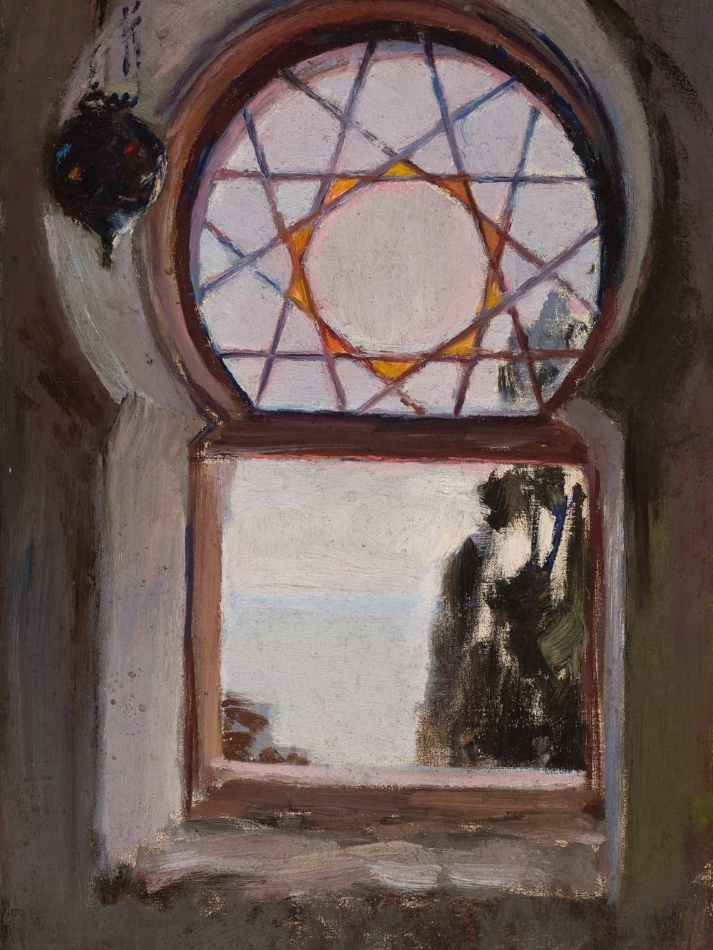 Jan Ciaglinski Window Of The Bakhchi Dere Villa In Yalta From The Journey To Crimea (Between 1887 And 1899) By Jan Ciaglinski