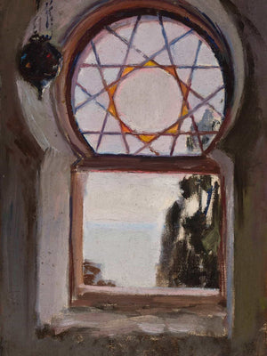 Jan Ciaglinski Window Of The Bakhchi Dere Villa In Yalta From The Journey To Crimea (Between 1887 And 1899) By Jan Ciaglinski