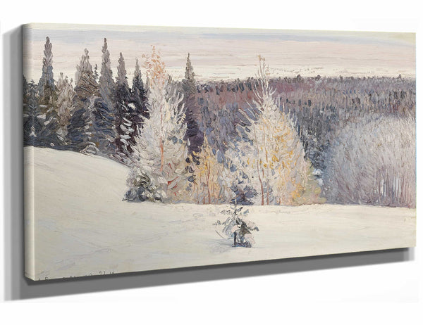 Alexandr Borisov 18" x 12" / Stretched Canvas Wrap Winter By Alexandr Borisov