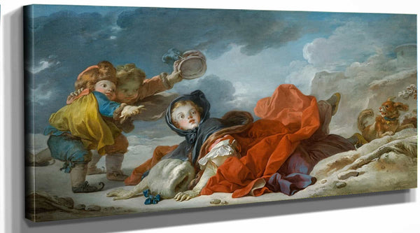 Jean Honore Fragonard Winter By Jean Honore Fragonard