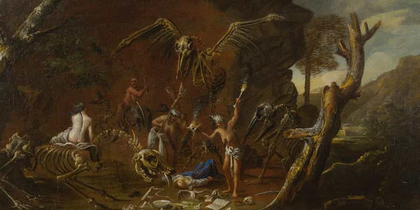 Follower Of Salvator Rosa Witchcraft Scene By Follower Of Salvator Rosa