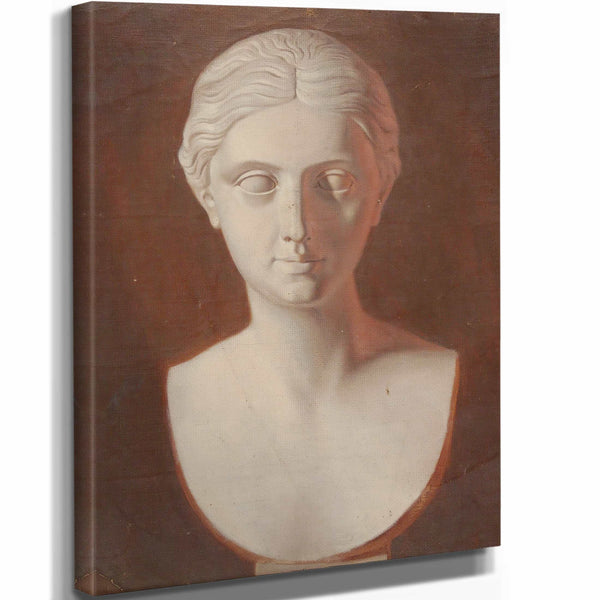 Ferdinand Von Wright Woman S Head (1857 1858) By Ferdinand Von Wright