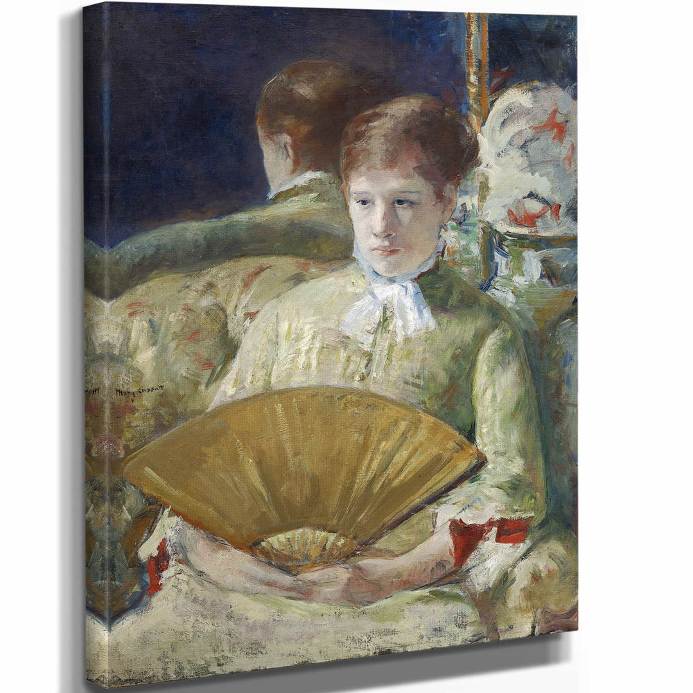 Mary Cassatt Woman With A Fan By Mary Cassatt