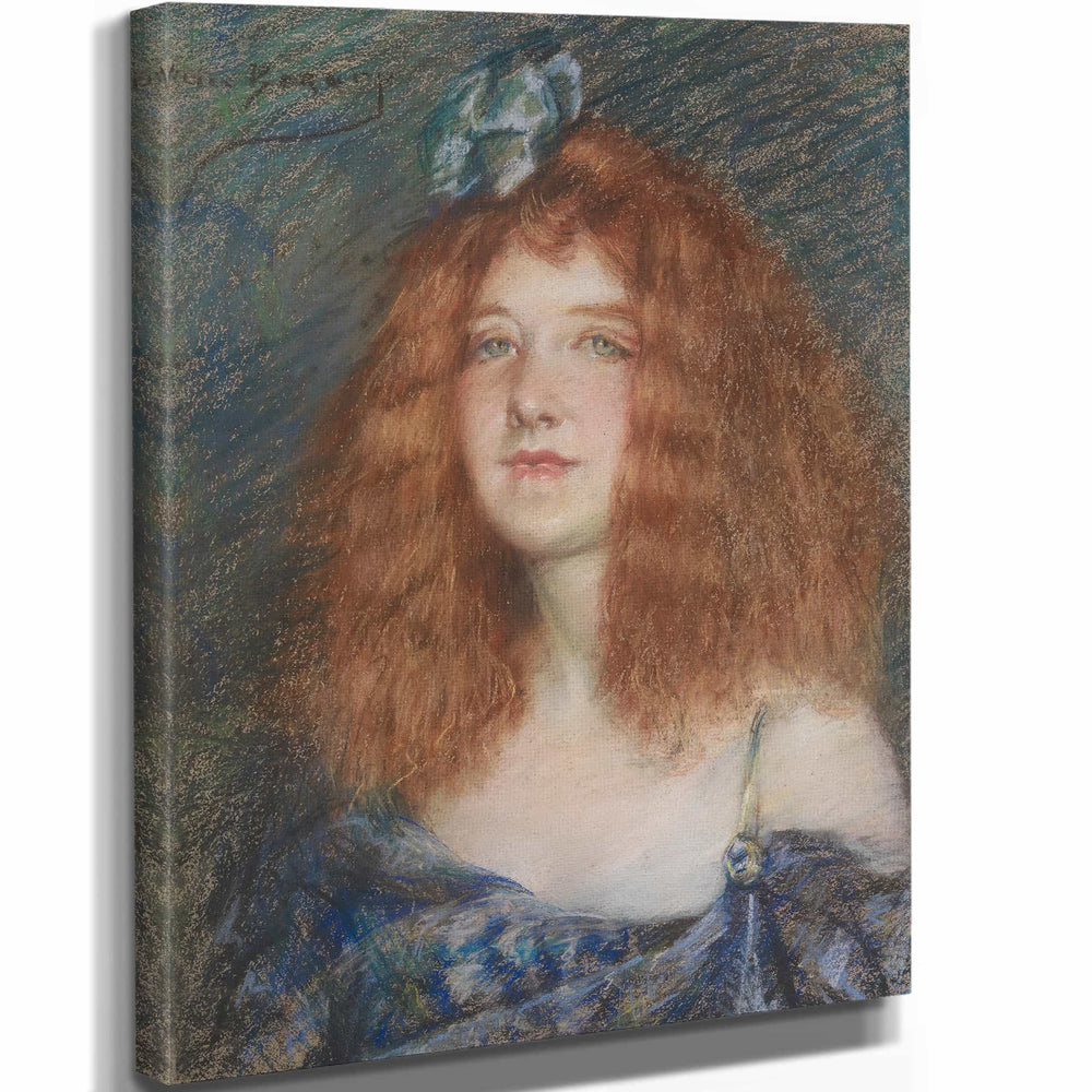 Alice Pike Barney Woman With Red Hair By Alice Pike Barney