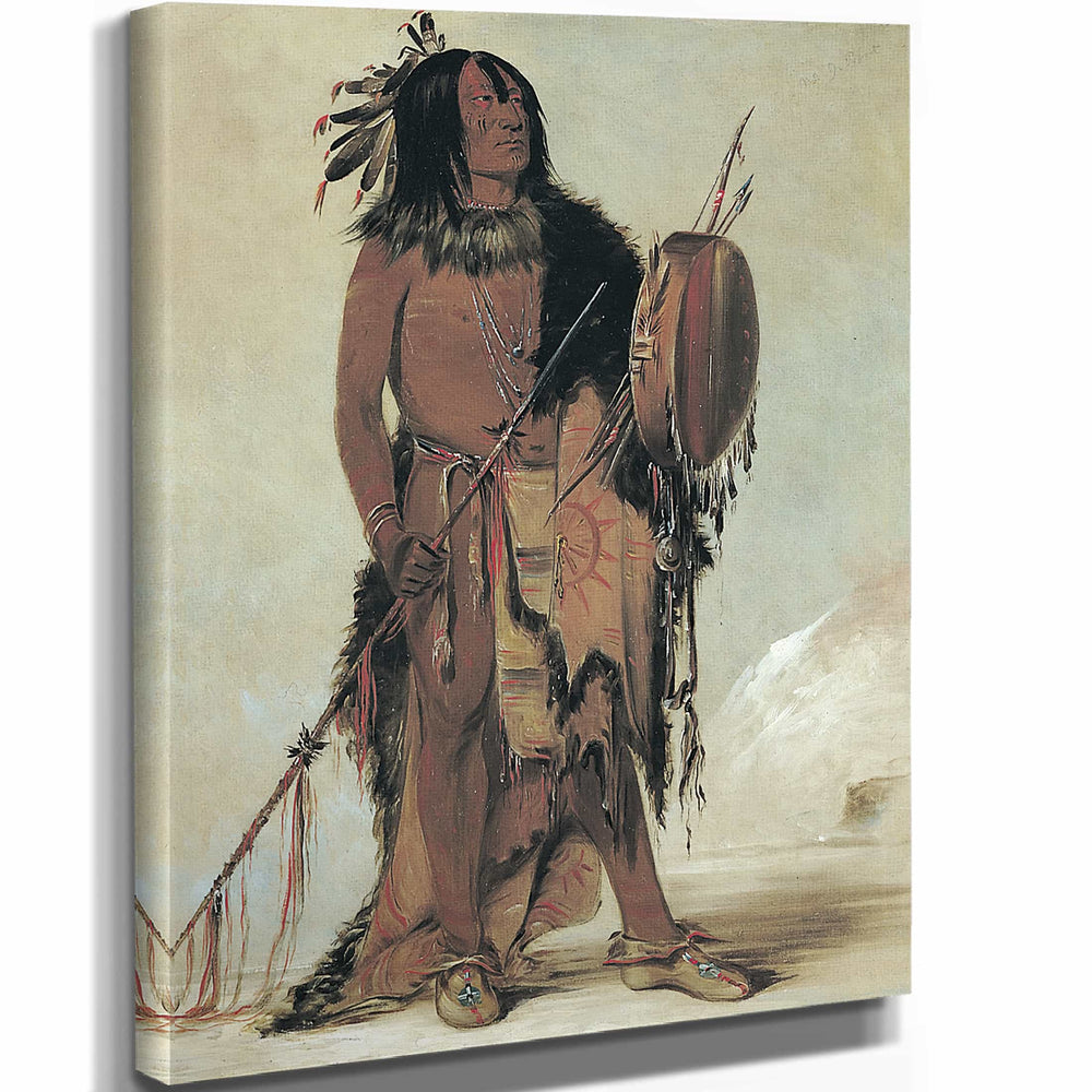 George Catlin Wun Nes Tou White Buffalo An Aged Medicine Man By George Catlin