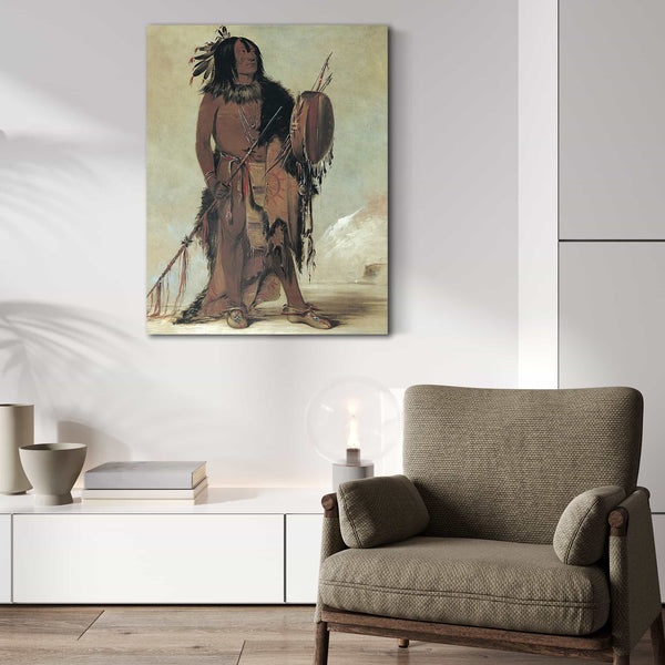 George Catlin Wun Nes Tou White Buffalo An Aged Medicine Man By George Catlin