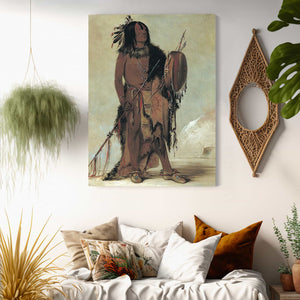 George Catlin Wun Nes Tou White Buffalo An Aged Medicine Man By George Catlin