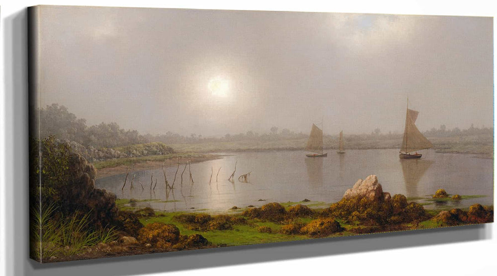 Martin Johnson Heade York Harborcoast Of Maine By Martin Johnson Heade