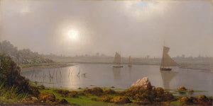 Martin Johnson Heade York Harborcoast Of Maine By Martin Johnson Heade