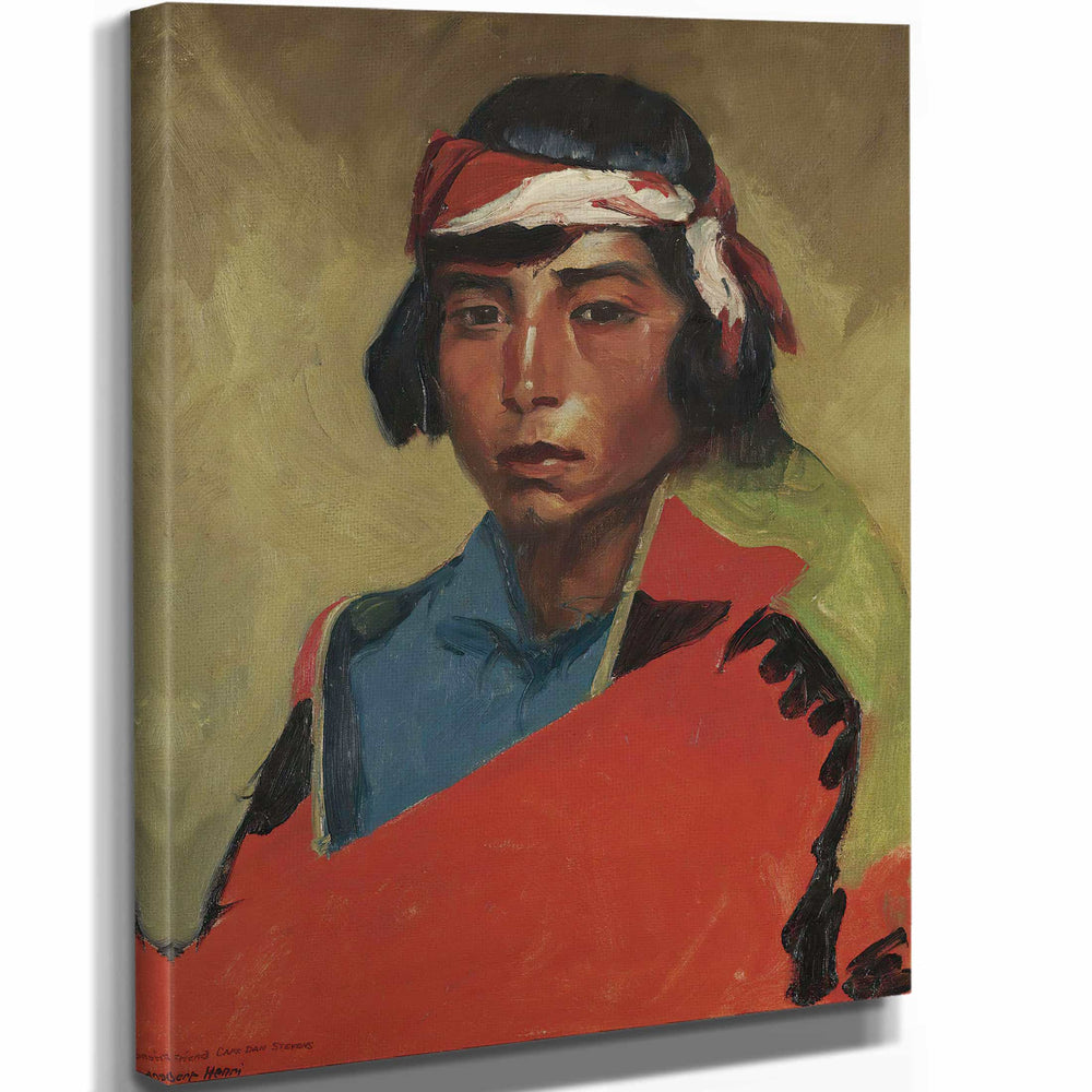 Robert Henri Young Buck Of The Tesuque Pueblo By Robert Henri