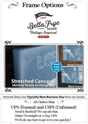 Bella Frye Home & Garden > Decor > Artwork 24" x 18" / Black Frame Dassault Mirage 5 Aircraft Blueprint Wall Art - Original Fighter Plane Print