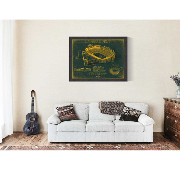 Bella Frye Lambeau Field Wall Art - Original Green Bay Packers Print