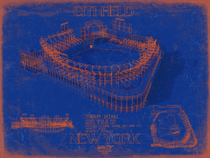 Bella Frye Citi Field Wall Art - Original New York Mets Wall Art