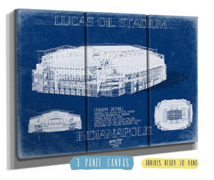 Bella Frye Lucas Oil Field Wall Art - Original Indianapolis Colts Fan Print