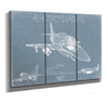 Bella Frye Douglas A-4 Skyhawk Aircraft Blueprint Wall Art - Original Airplane Print