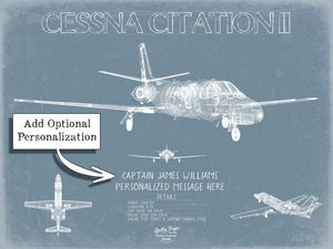 Bella Frye Beechcraft Super King Air 200 Aircraft Blueprint Wall Art - Original Aviation Plane Print