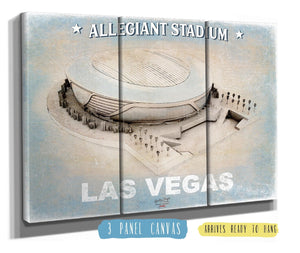 Bella Frye Allegiant Stadium Wall Art - Vegas Raiders Football Stadium Print