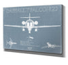 Bella Frye Dassault Falcon 20 Aircraft Blueprint Wall Art - Original Airplane Print