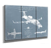 Bella Frye Learjet 31 Aircraft Blueprint Wall Art - Original Airplane Print