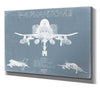Bella Frye F-4 Phantom II Aircraft Blueprint Wall Art - Original Fighter Plane Print