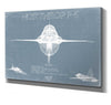 Bella Frye Northrop F-5 Aircraft Blueprint Wall Art - Original Fighter Plane Print