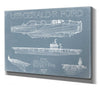 Bella Frye USS Gerald R. Ford Blueprint Wall Art - Original Carrier Print