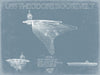 Bella Frye USS Theodore Roosevelt Blueprint Wall Art - Original Carrier Print