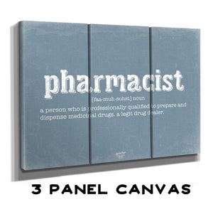 Bella Frye Pharmacist Definition Wall Art - Gift for Pharmacist Dictionary Artwork