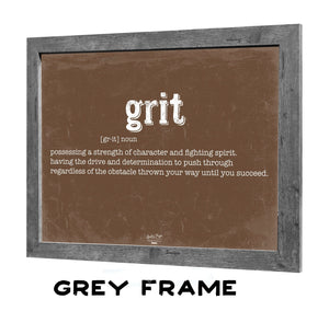 Bella Frye Grit Definition Wall Art - Gift for Grit Dictionary Artwork