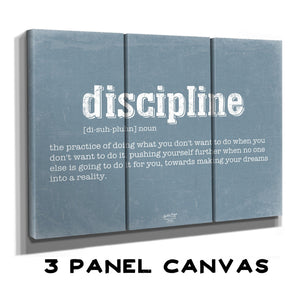 Bella Frye Discipline Definition Wall Art - Gift for Discipline Dictionary Artwork