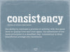 Bella Frye Consistency Definition Wall Art - Gift for Consistency Dictionary Artwork