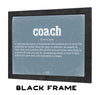 Bella Frye Coach Definition Wall Art - Gift for Coach Dictionary Artwork