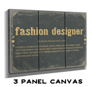 Bella Frye Fashion Designer Word Definition Wall Art - Gift for Fashion Designer Dictionary Artwork