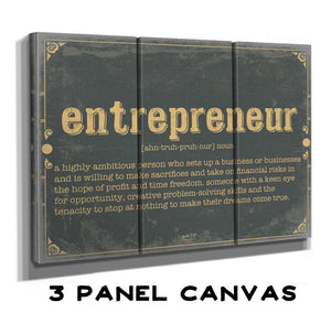 Bella Frye Entrepreneur Word Definition Wall Art - Gift for Entrepreneur Dictionary Artwork