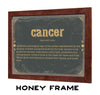 Bella Frye Cancer Word Definition Wall Art - Gift for Cancer Dictionary Artwork