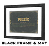 Bella Frye Music Word Definition Wall Art - Gift for Music Dictionary Artwork