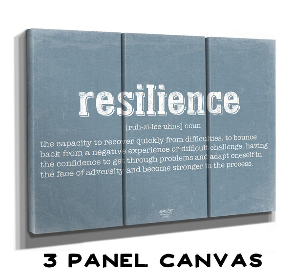 Bella Frye Resilience Definition Wall Art - Gift for Resilience Dictionary Artwork