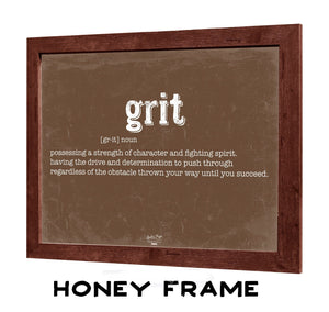 Bella Frye Grit Definition Wall Art - Gift for Grit Dictionary Artwork