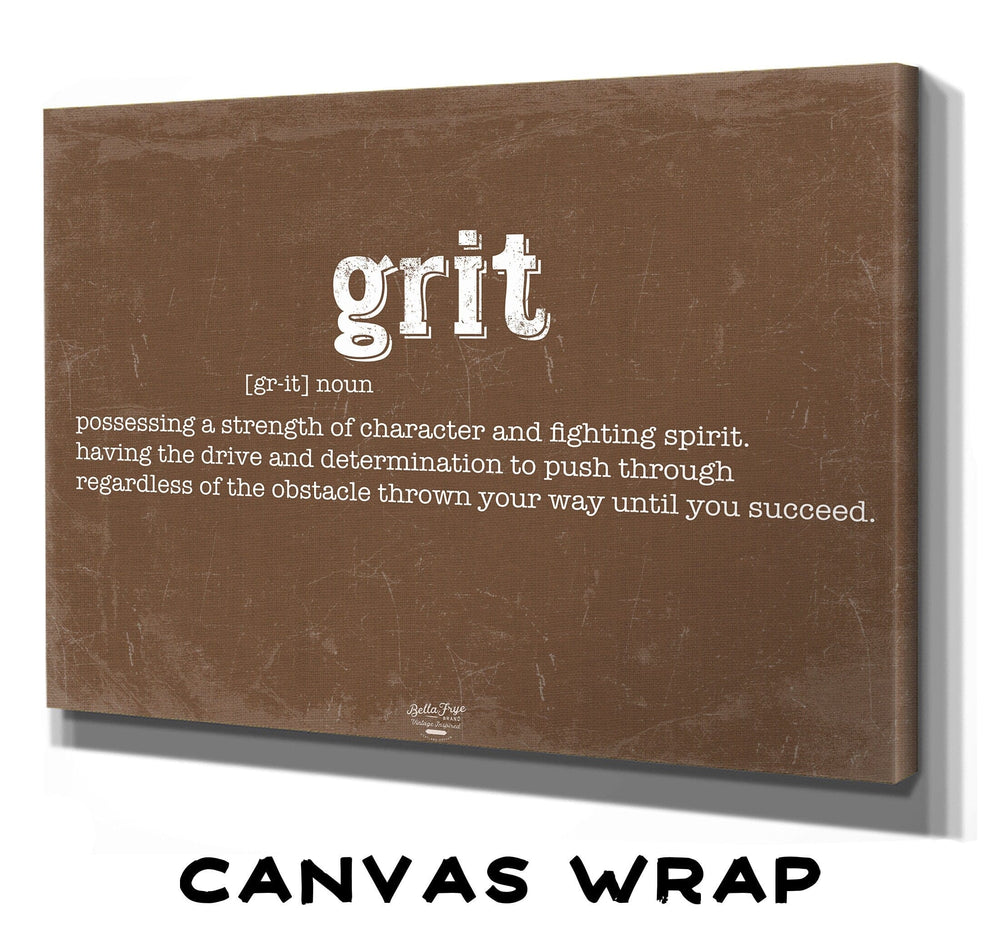 Bella Frye Grit Definition Wall Art - Gift for Grit Dictionary Artwork