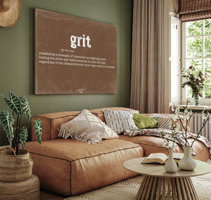 Bella Frye Grit Definition Wall Art - Gift for Grit Dictionary Artwork