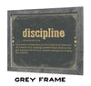 Bella Frye Discipline Word Definition Wall Art - Gift for Discipline Dictionary Artwork