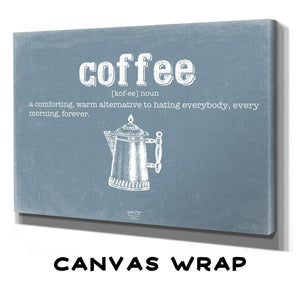 Bella Frye Coffee Definition Wall Art - Gift for Coffee Dictionary Artwork