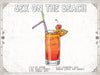 Bella Frye Sex on the Beach Cocktail Recipe Wall Art - Beverage Artwork