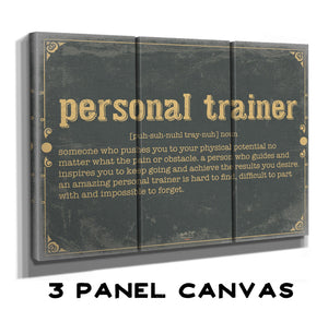 Bella Frye Personal Trainer Word Definition Wall Art - Gift for Personal Trainer Dictionary Artwork