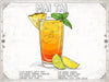 Bella Frye Mai Tai Cocktail Recipe Wall Art - Beverage Artwork