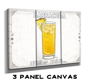 Bella Frye Barracuda Recipe Wall Art - Beverage Artwork