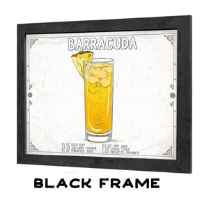 Bella Frye Barracuda Recipe Wall Art - Beverage Artwork