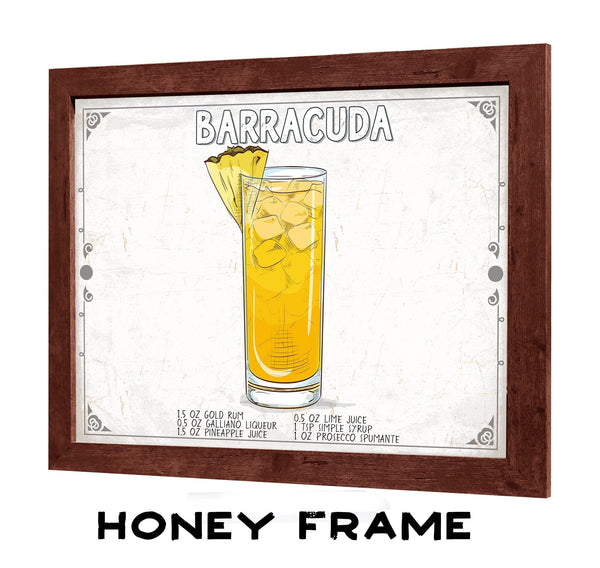 Bella Frye Barracuda Recipe Wall Art - Beverage Artwork